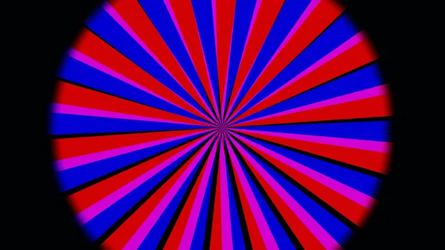 Red Blue and Magenta Radial Burst 4K Wallpaper