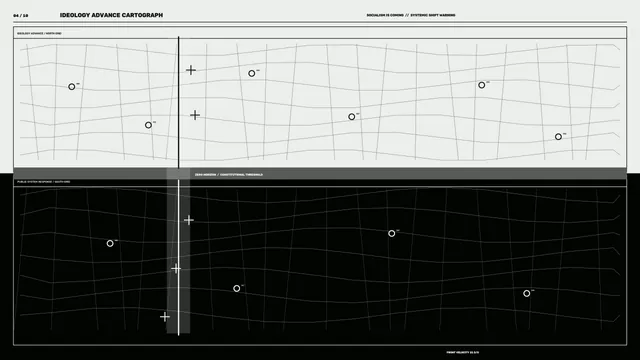 Monochrome Cartographic Warning HUD Dashboard 4K Wallpaper