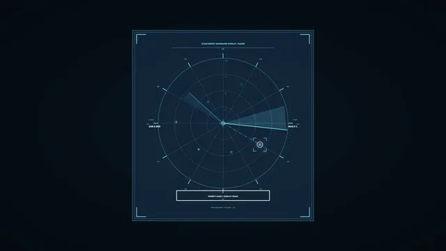 Clean Energy Radar Dashboard HUD – 4K Sci-Fi Wallpaper