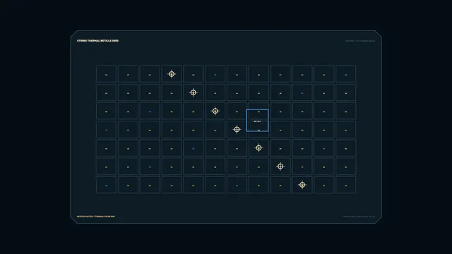 Thermal Reticle Grid HUD 4K Sci-Fi Wallpaper