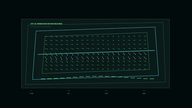 Solar Power Generation Vector Field HUD Dashboard 4K Wallpaper