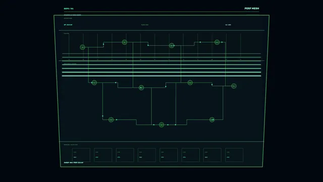 Sci-Fi Energy Performance Dashboard HUD 4K Wallpaper