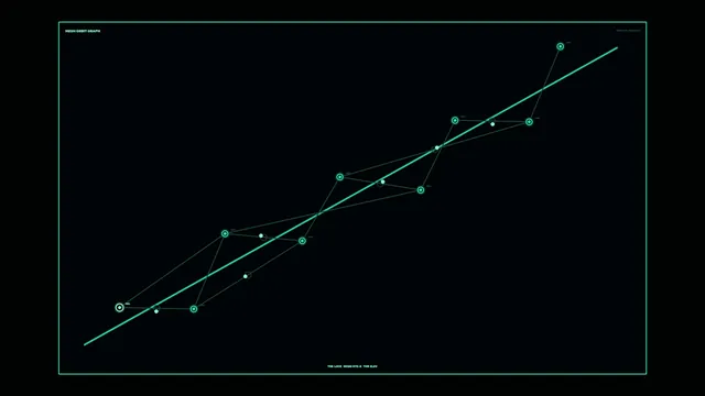 4K Sci-Fi Mesh Network Graph HUD Wallpaper