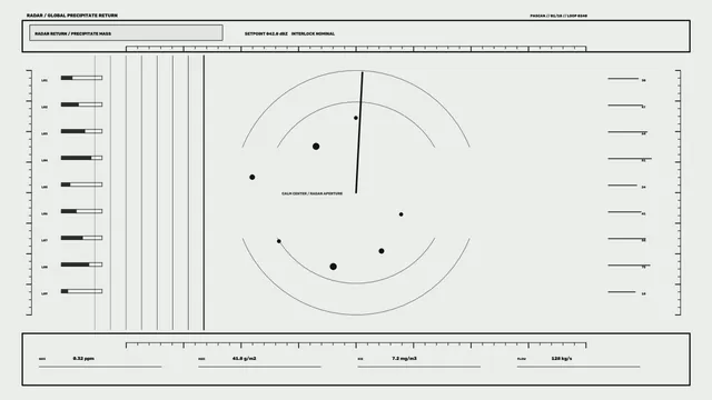 Planetary Atmosphere Scanner HUD with Radar Aperture Telemetry Dashboard