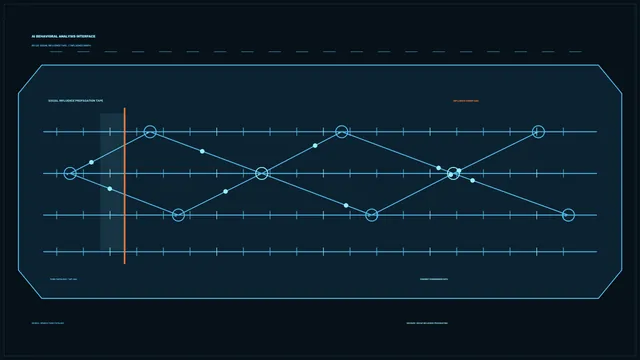 Science Fiction Telemetry Graph HUD 4K Wallpaper