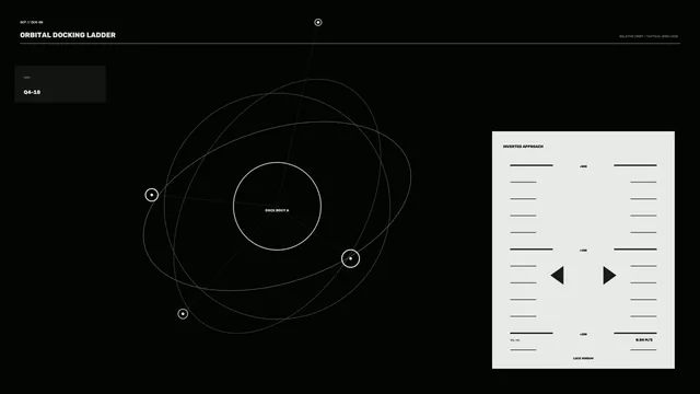 Orbital Docking HUD 4K Sci-Fi Wallpaper