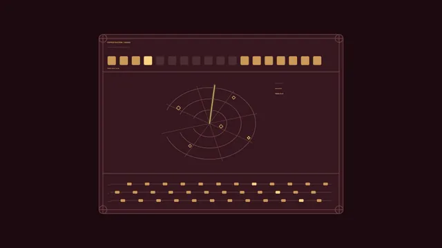 Sci-Fi Radar Monitoring HUD Dashboard 4K Wallpaper