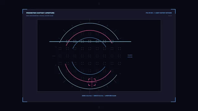 Futuristic Perimeter Aperture HUD 4K Wallpaper
