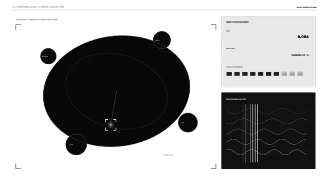 Monochrome Sci-Fi HUD Performance Metrics Dashboard 4K Wallpaper