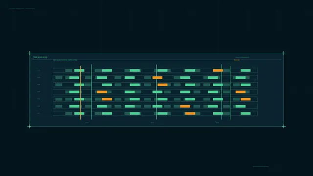 Sci-Fi Signal Matrix HUD Dashboard 4K Wallpaper