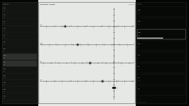 Industrial Power Monitoring HUD Wallpaper in Monochrome