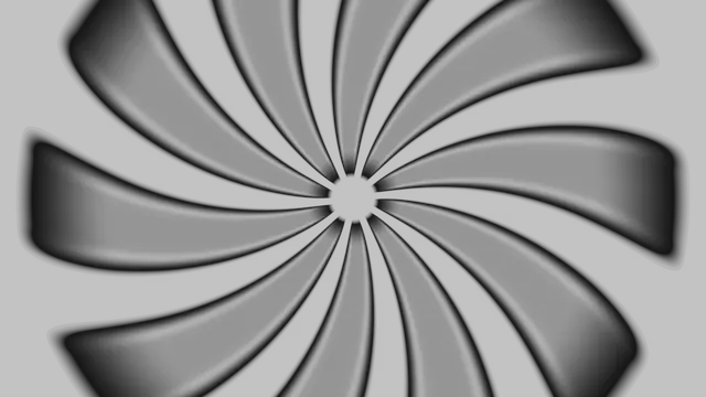 Monochrome Radial Sci-Fi HUD Screen Graphic Wallpaper