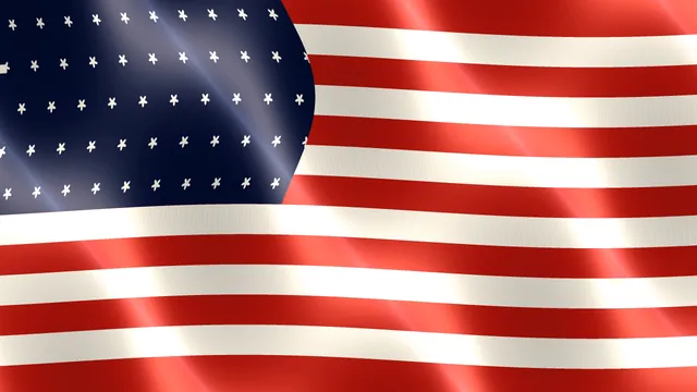 American Flag Silk-Fold 4K Wallpaper