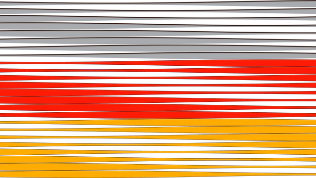 Distorted Black Red and Gold Horizontal Stripes 4K Wallpaper