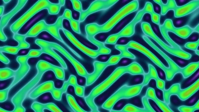 Abstract Neon Green Wave Interference 4K Wallpaper