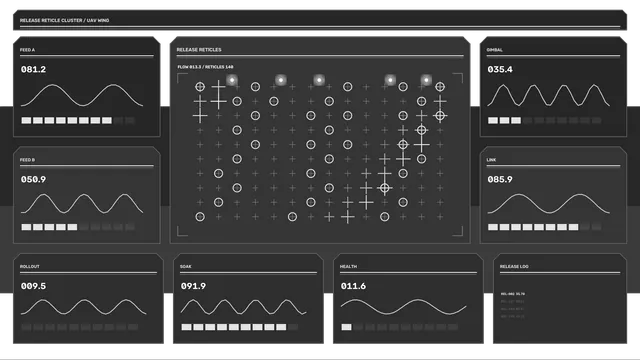 Sci-Fi Release Reticle HUD Dashboard 4K Wallpaper