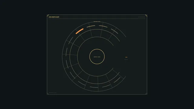 Sci-Fi Circular Scanner HUD 4K Wallpaper