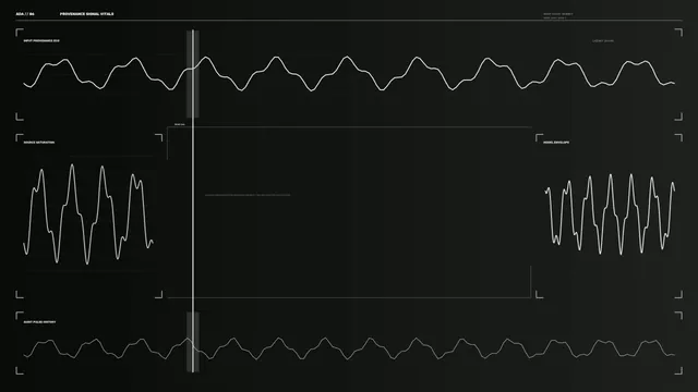 Monochrome Sci-Fi Telemetry HUD Dashboard 4K Wallpaper