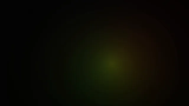 Abstract Green and Amber Radial Glow on Black 4K Wallpaper