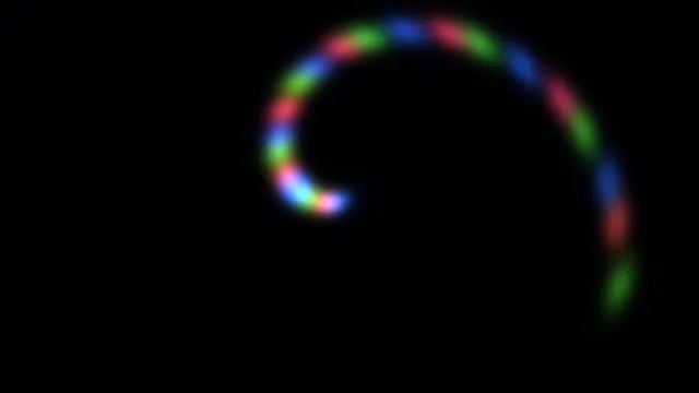 Abstract Rainbow Vortex Arc 4K Wallpaper