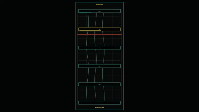 Vertical Sci-Fi Telemetry HUD Dashboard 4K Wallpaper