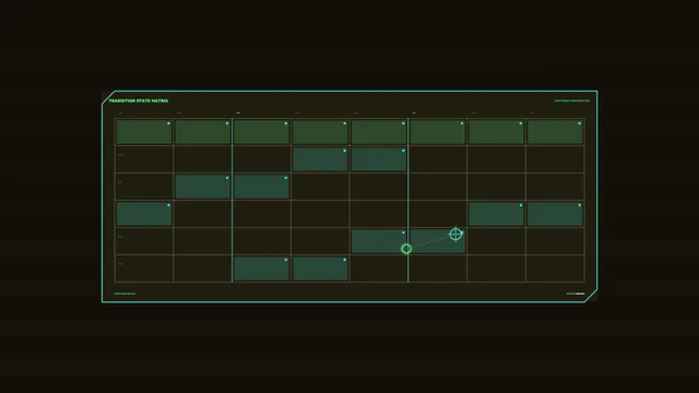Transition State Matrix Sci-Fi HUD 4K Wallpaper
