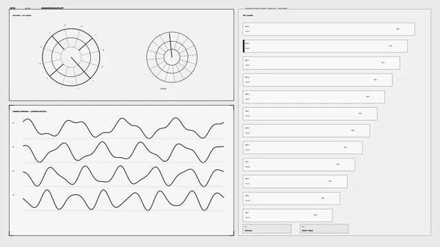 Monochrome Sci-Fi Signal Tracking HUD Wallpaper