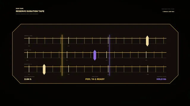Battery Energy Reserve Telemetry HUD 4K Sci-Fi Wallpaper