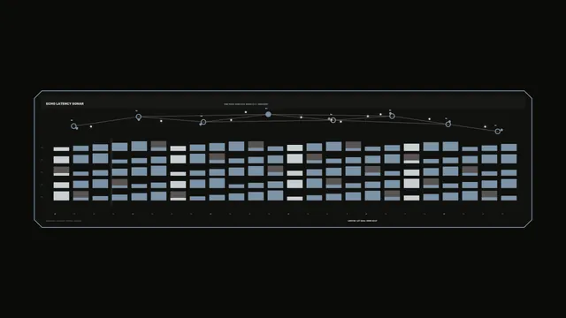 Echo Latency Sonar HUD Telemetry Interface Wallpaper