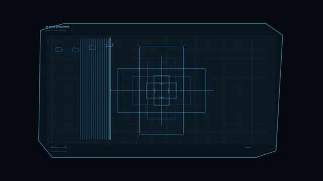 Blue Radar Scanner HUD Interface 4K Wallpaper