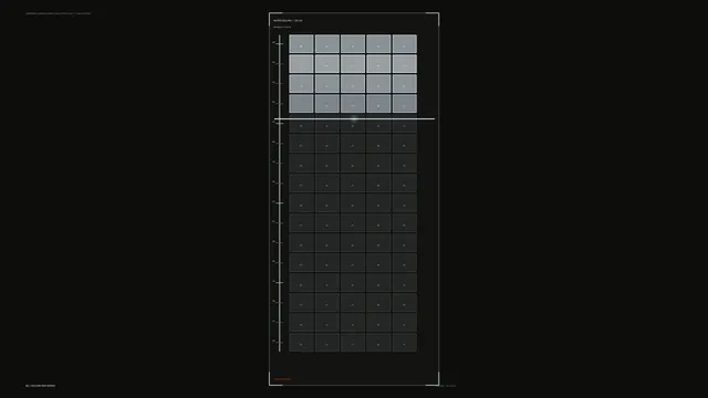 Sci-Fi Telemetry Grid HUD Dashboard 4K Wallpaper