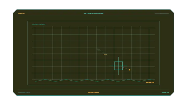Sci-Fi Communications Radar HUD with Target Acquisition Grid
