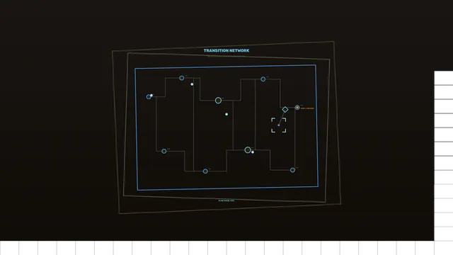 Transition Network Telemetry HUD 4K Sci-Fi Wallpaper