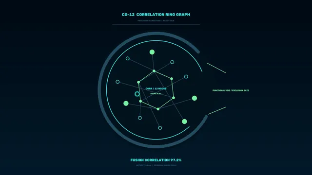 Precision Targeting Correlation HUD 4K Sci-Fi Wallpaper