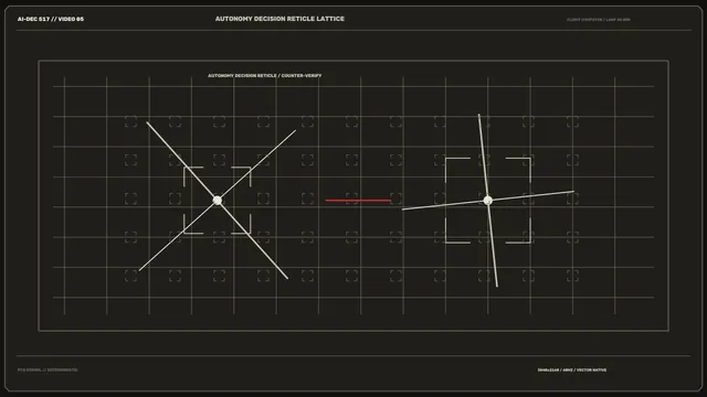 Sci-Fi Decision Reticle Lattice HUD Wallpaper