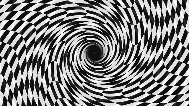 Monochrome Geometric Scanner HUD Wallpaper