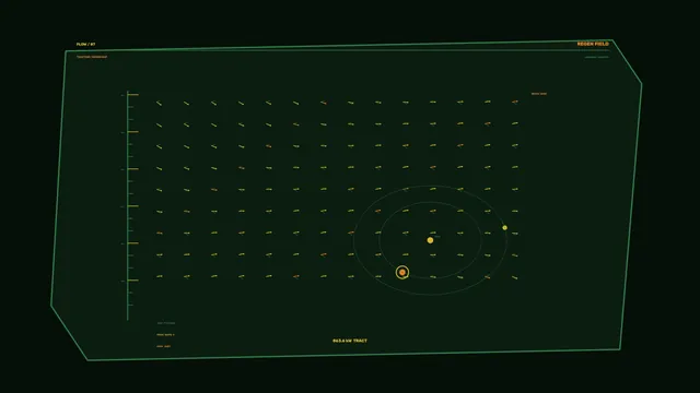 Energy Flow and Regen Monitoring HUD with Circular Telemetry — 4K Sci-Fi Wallpa­