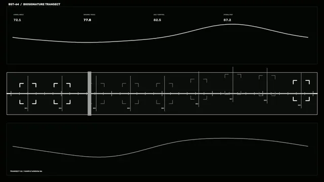 Planetary Biosignature Scanning HUD 4K Sci-Fi Wallpaper