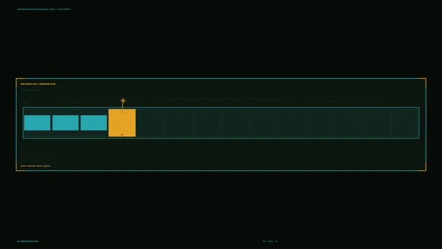 Segmented Gate Control Panel HUD 4K Sci-Fi Wallpaper