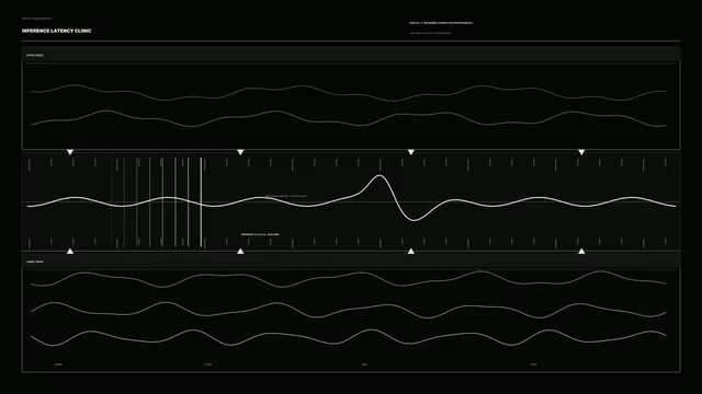 Monochrome Latency Diagnostic HUD 4K Wallpaper