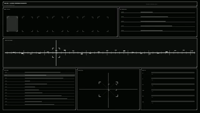 Sci-Fi Telemetry Dashboard HUD 4K Wallpaper