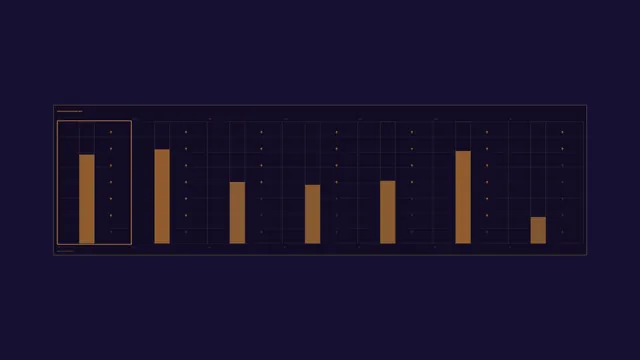 Energy Consumption Telemetry HUD with Amber Bar Graphs — 4K Sci-Fi Wallpaper