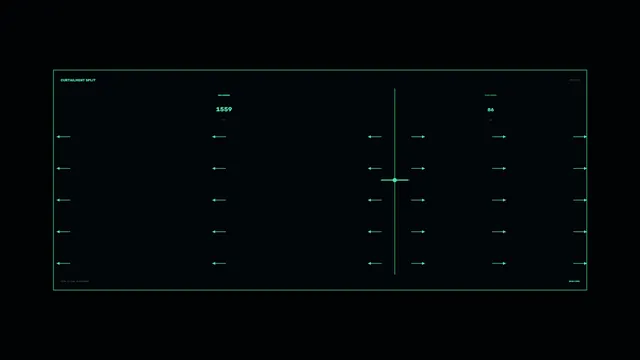 Curtailment Split Sci-Fi HUD 4K Wallpaper