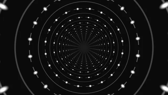 Monochrome Concentric Scanner HUD 4K Wallpaper