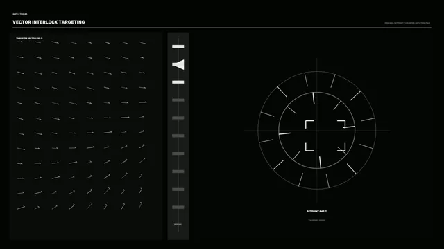 Futuristic Vector Targeting HUD 4K Wallpaper
