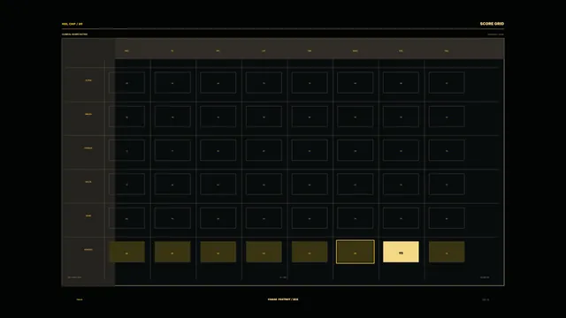 4K Sci-Fi Score Grid HUD Dashboard Wallpaper