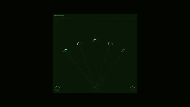 Renewable Energy Telemetry HUD with Radial Gauge Dashboard
