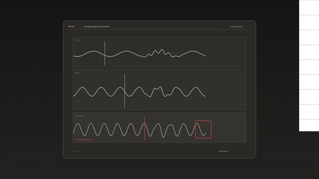 Fictional Signal Classification HUD with Waveform Telemetry – 4K Wallpaper