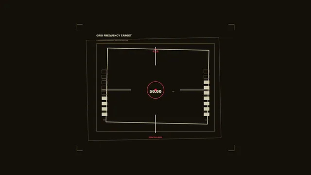 Grid Frequency Target HUD 4K Sci-Fi Wallpaper
