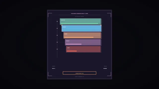 Clean Energy Telemetry Dashboard HUD Overlay, 4K Wallpaper